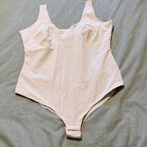 Women's White Shapewear Bodysuit